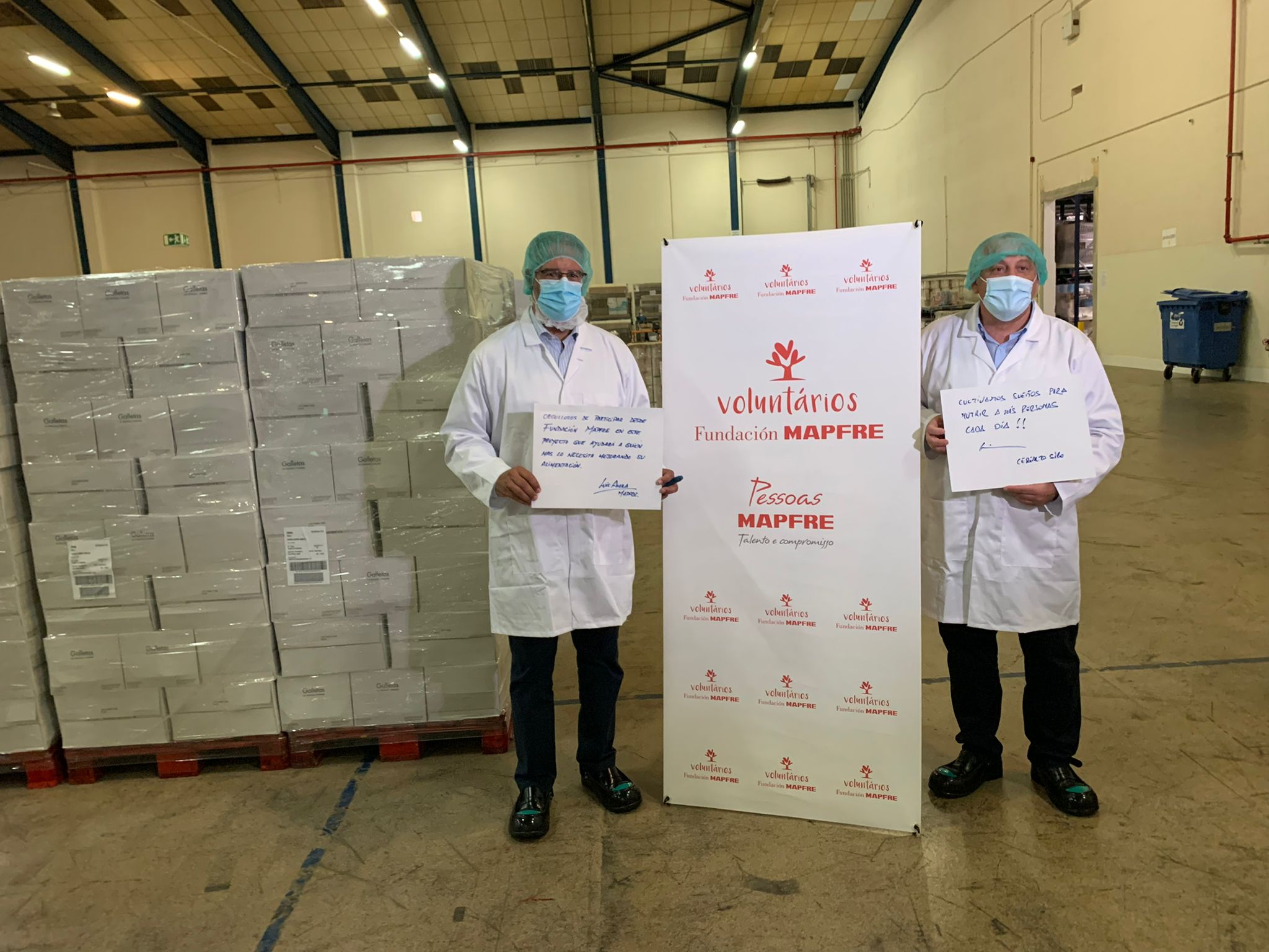 Luís Anula (CEO da MAPFRE Portugal) e Luis Ángel López (CEO Cerealto Siro Foods) (esq. para a dir.)