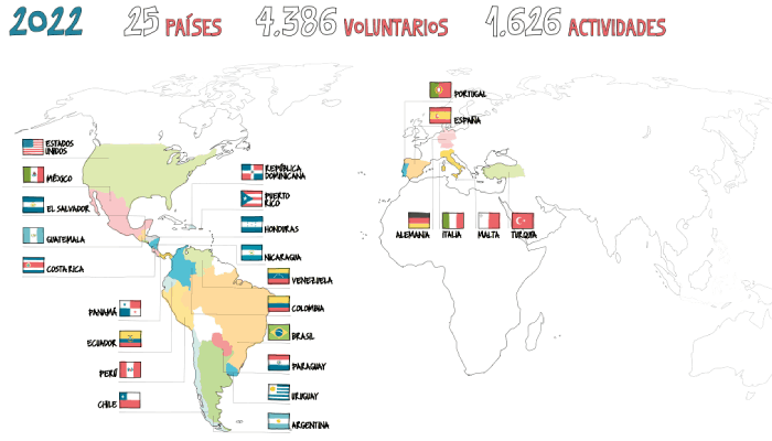 mapa países Fundación mapa países Fundación