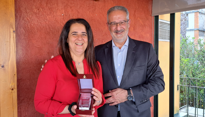 Cláudia Pinho e Luis Anula