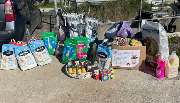 Itens recolhidos para doação